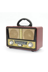 Resim SIGHTZER Yeni Model Meier 112-bt Şarjlı Nostaljik Radyo Usb/sd/mp3/bluetooth 