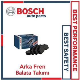 Resim Toyota Corolla Uyumlu Auris Bosch Arka Fren Balata Takımı 2007 - 2019 