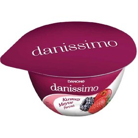Resim Danone Danissimo Kırmızı Meyve Parçalı Yoğurt 125 G 