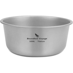 Resim Teltree 500ml Tek Katlı Titan Kase - Kamp İçin Isıya Dayanıklı, Yığılabilir, Lezzeti Bozmayan Titan Cam Çok Renkli 