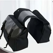 Resim Xuweiwei 1 Adet Motorcycle Saddle Bag Black Genis Kapasiteli Dayanikli Polyester On Koltuk Cantasi Siyah 