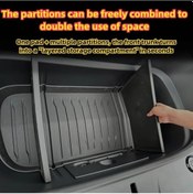 Resim Dashanshop Tesla Model Y Juniper 2025 Tpe Bagaj Stor Perde Tabanlık Katlanır Depolama 