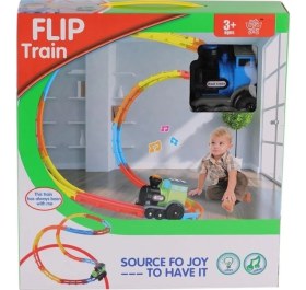 Resim Limon Oyuncak Kutulu Pilli Takla Atan Tren Seti D9081 