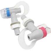 Resim Siemens Uyumlu Su Sebili Musluğu Sıcak Soğuk Mavi Kırmızı Dıştan Dişli - 551842112 