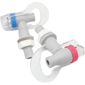 Resim Siemens Uyumlu Su Sebili Musluğu Sıcak Soğuk Mavi Kırmızı Dıştan Dişli - 551842112 