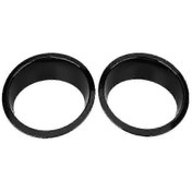 Resim 1 Çift Araba Ön Far Lambası Kapağı Döşemesi 2007-2017 Siyah Jeep 