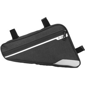 Resim Suntek Bisiklet Çerçeve Çantası Üçgen Askılı Siyah 