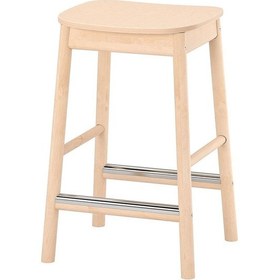 Resim Rönnınge Bar Taburesi, Huş, 63 Cm Naturel 1 Adet 