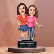 Resim Candan Dostlar Karikatürlü Biblo 