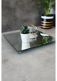 Resim Decorita Kare Ayna Söz-Nişan Sunum Tepsisi 
