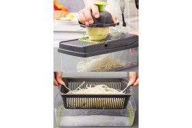 Resim Doğrayıcı Dicer Patates Sebze Küp Rende Mandolin Dilimleyici Jülyen Kesici Mutfak Chopper 