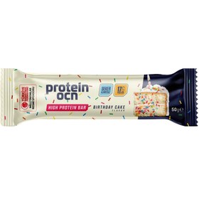 Resim PROTEİNOCEAN Birthday Cake Protein Bar 50g 
