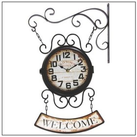 Resim Garden Istasyon Duvar Saati Çok Renkli 