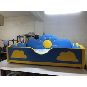 Resim Puf Bebe Montessori Serisi_yumuşacık Puf_çocuk_bebek Yatağı _güneşli Yatak 120x200 Ölçüde(YATAK DAHİLDİR) 