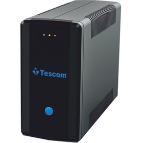 Resim Tescom Leo+ 650VA Line Interactive UPS (900960147) (1x7A Akü) Kesintisiz Güç Kaynağı 