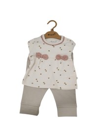 Resim Bibaby Organik 2li Takım Sweet Lady Açık Bej-11589 Bej 