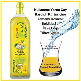 Resim Hanzade Bitkisel Limon Sarımsak Maydanoz Kürü Cam 1 L 