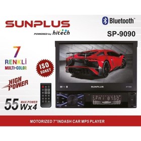 Resim Sunplus Sp-9090 Oto Teyp Indash 7 4x55w Bt Usb Sd Aux Mirror Link 