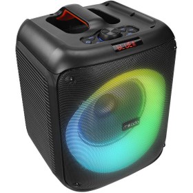 Resim MD-BT51 BOMBIX, 60W, Taşınabilir, BT\u002FUSB\u002FTF\u002FTWS, RGB Aydınlatma, Toplantı, Parti, Açık Hava Speaker. Kablolu Mikrofon Hediyeli 