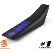 Resim Gripper ONEGRIPPER RIBBED SELE KILIFI SİYAH MAVİ 