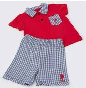 Resim Serbend Erkek Bebek 2'Li Kısa Kol T-Shırt Takım 