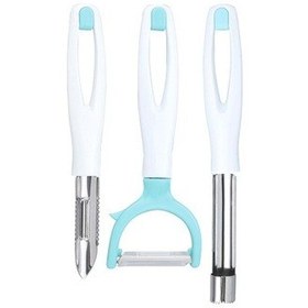 Resim Sebze Oyacağı & Elma Oyacağı & Sebze Soyacak 3 Lü Set 