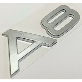 Resim Audi Uyumlu A8 Krom Bagaj Yazısı 