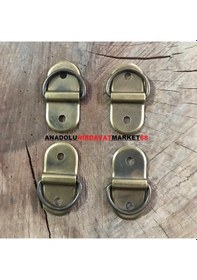 Resim Anadoluhirdavat Dekoratif Çanta Askısı Halkalı Sandık Askısı Antik Renk 20 Adet 