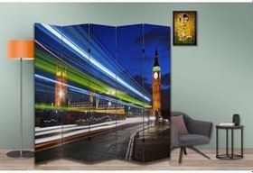 Resim Şehir Temalı Özel Tasarım Paravan Room Divider PRV1051, 180 x 180 