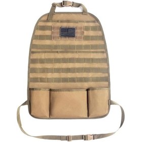 Resim Mufunye Araç Arka Koltuk Organizatörü: Askeri Molle Çok Amaçlı Saklama Çantası - Açık Hava, Sürüş Ve Avcılık İçin Taktik Aksesuar 