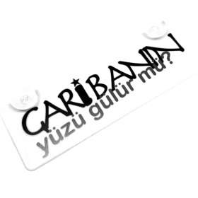 Resim Wonder Like Garibanın Yüzü Gülür Mü Yazılı Sök Tak Dekor Plaka 