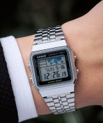 Resim Casio Unisex Retro Kol Saati A500WA-1DF (2 Yıl Türkiye Distribütörü Ersa Saat Garantilidir) 