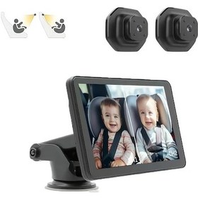Resim Cloudstore H01 5 İnç Bebek İzleyici Hd Ekran Geniş Açı Görüş İle Ebeveynlik Yardımcınız 