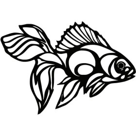 Resim Akvaryum Balığı 70X49 cm 