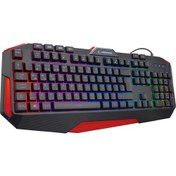 Resim Rampage KB-RX7 ALPOR PRO Usb Kablolu Sese Duyarlı RGB Aydınlatmalı Gaming Q Klavye SIFIR 2AYNI GÜN KARGO