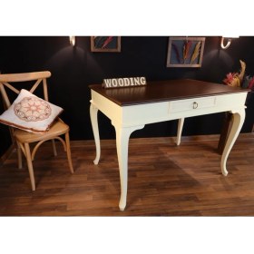 Resim Wooding 120 cm Tek Çekmeceli Masif Çalışma Masası 