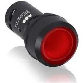 Resim Abb Cp1-11r-01 M22-1nc,24v-ışık,kırmızı Buton 