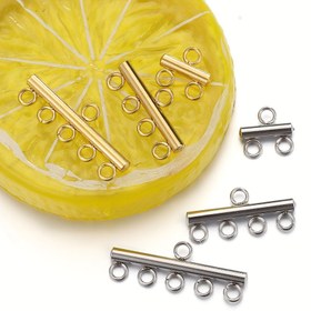 Resim 20 adet Paslanmaz Çelik Kolye Bileklik Katmanlı Tokalar Kolye Kancası Bağlantı Parçası Düşürme DIY Bağlayıcılar Şanslar Takı Yapım Malzemeleri 