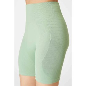 Resim Jerf Gela Şekillendirici Sport Biker Tayt Pastel Yeşil 