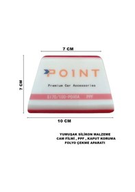 Resim Oto Cam Filmi , Ppf Ve Folyo Çekme Aparatı Yumuşak Silikon Malzeme Profesyonel Ürün - Caraks 