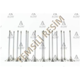 Resim Supap Takım Npr-66 0.50 In-4 Ölçü:50.9x9x141 / Ex-4 Ölçü:42x9x140.6 8-94394-160-1 / 8-94395-462-0 8-94394-160-1 