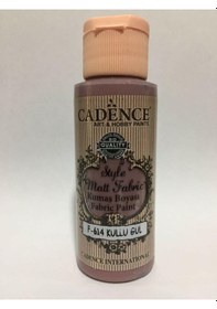 Resim Cadence Style Matt Fabric Kumaş Boyası F-614 Küllü Gül 
