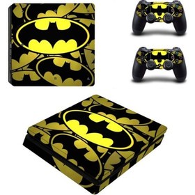 Resim Kt Decoration Batman Playstation 4 Slim Kasa Sticker Kaplama -04 