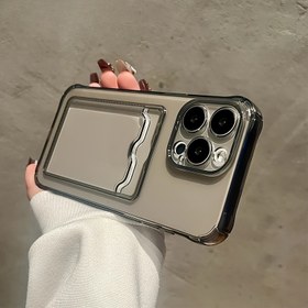 Resim Redmi Note 12, 11, 10, 13 Pro Plus, 10S, Note 13 Pro+ 5G için uygun minimal bir kart yuvası kılıfı, şeffaf bir kart tutucu ve lens koruması sunar. 