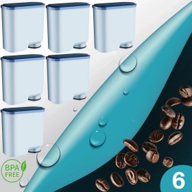 Resim Shuii Pure Kafe Ph012 - Philips Saeco Aquaclean Için Kahve Makinesi Su Filtresi 6 Adet 