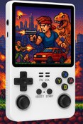 Resim Fillikutum Retro R36S Mini Oyun Konsol 3.5” IPS Ekran, Linux OS, 64GB TF Kart ve 15000 Oyun Retro PS1, PSP, N64 