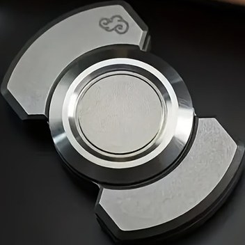 3'ü 1 arada Dönüştürülebilir Fidget Spinner Sikke EDC - Yetişkinler İçin Yüksek Hızlı Dönen Oyuncak, Paslanmaz Çelik, Pil Gerektirmez, Dikkati Artırıcı, Stres Giderici, EDC Döndürme Aracı|Modern EDC|Güvenli Depolama Tasarımı
