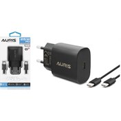 Resim Auris 25W Type-C To Type-C Pd Şarj Aleti Seti Başlık Ve Kablo 