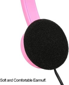 Resim Pepisky 3.5mm Kablolu Kulak Üstü lar Katlanabilir Spor Çocuklar için Taşınabilir Müzik MP4 MP3 Alı Telefonlar Dizüstü Bilgisayar 