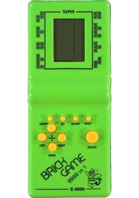 Resim Brick Game E-9999 Tetris Yeşil 